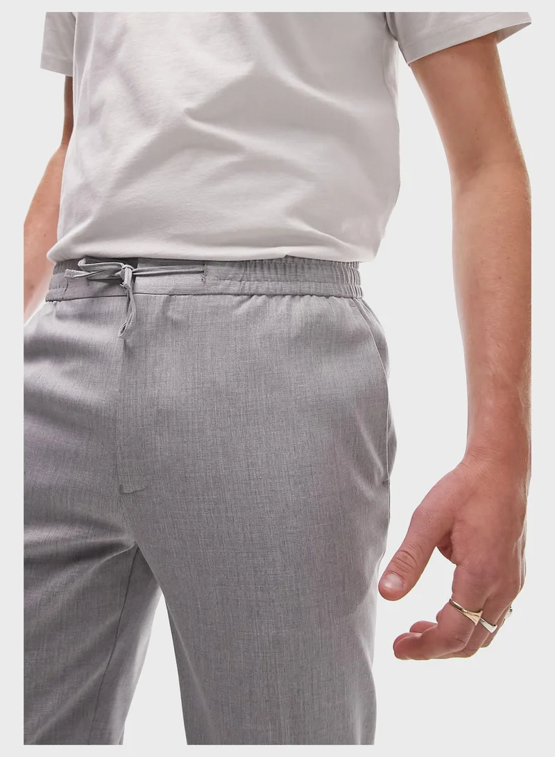 TOPMAN Casual Skinny Fit Elasticated Pants