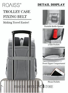 roaiss Outdoor 27 Cans Cooler Backpack Insulated Bag with Bottle Opener Waterproof Oxford Ice Refrigerated Fresh-keeping for Men Women Picnic/BBQ/Beach/Lunch  - Image 3