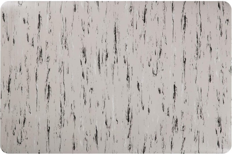 Deflecto Deflecto Marbletop AntiFatigue Comfort Standing Floor Mat Vinyl Recycled Materials 12 Rectangle Beveled Edge 36 x 60 Gray  - Image 1
