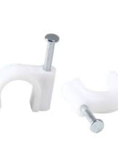 KNP KNP Cable Clip Box containing 100 pieces is a practical and organized solution for managing and securing cables in various settings.  - Image 1