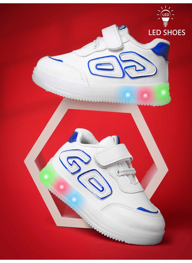 KATS Unisex Kids LED Sneakers with Velcro Closure - Image 3