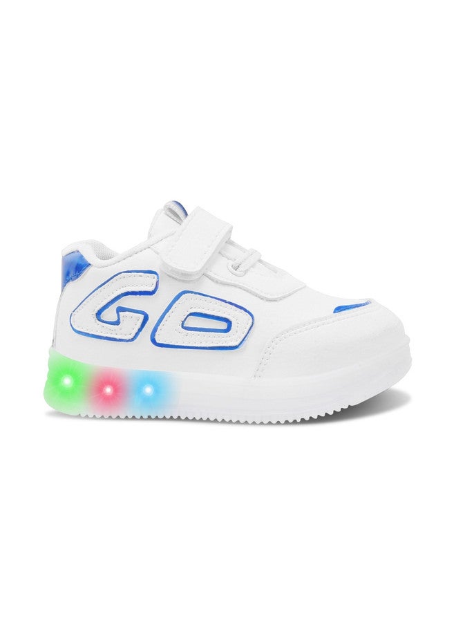 KATS Unisex Kids LED Sneakers with Velcro Closure - Image 1