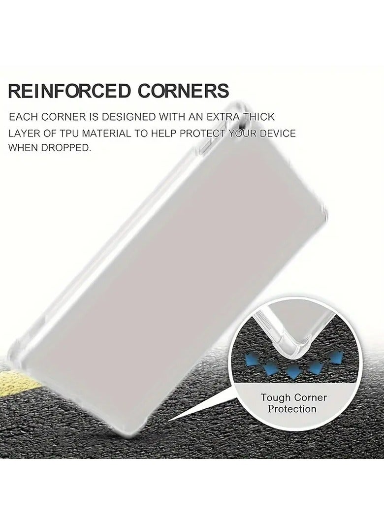 Case for (9th Generation-iPad 10.2, 2021Slim Lightweight Silicon Back Cover for (iPad 9, Clear)