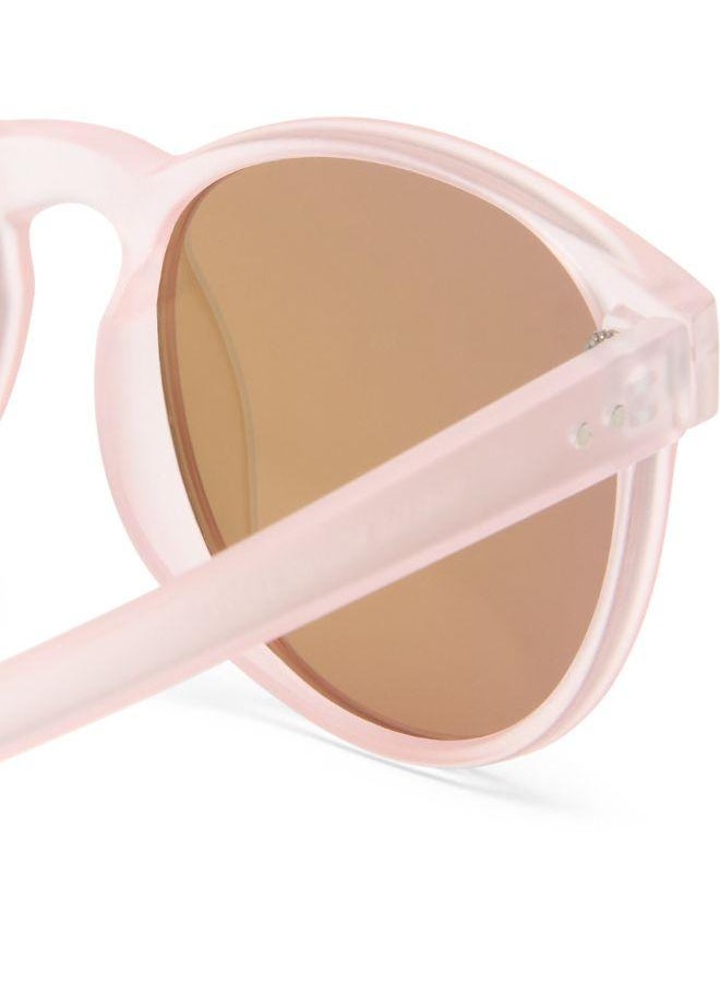 Solarized Timeless Round Sunglasses – UV Protection, Retro Oversized Style, Lightweight Pink Frame – Women’s Vintage Eyewear for Outdoor Fashion & Travel  - Image 3