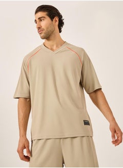 Styli Graphic Print Mesh Oversized T-Shirt  - Image 3