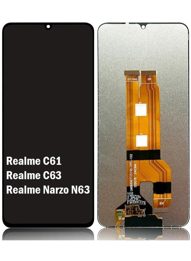 شاشة LCD بديلة لريلمي C61/C63/نارزو N63 - Image 1