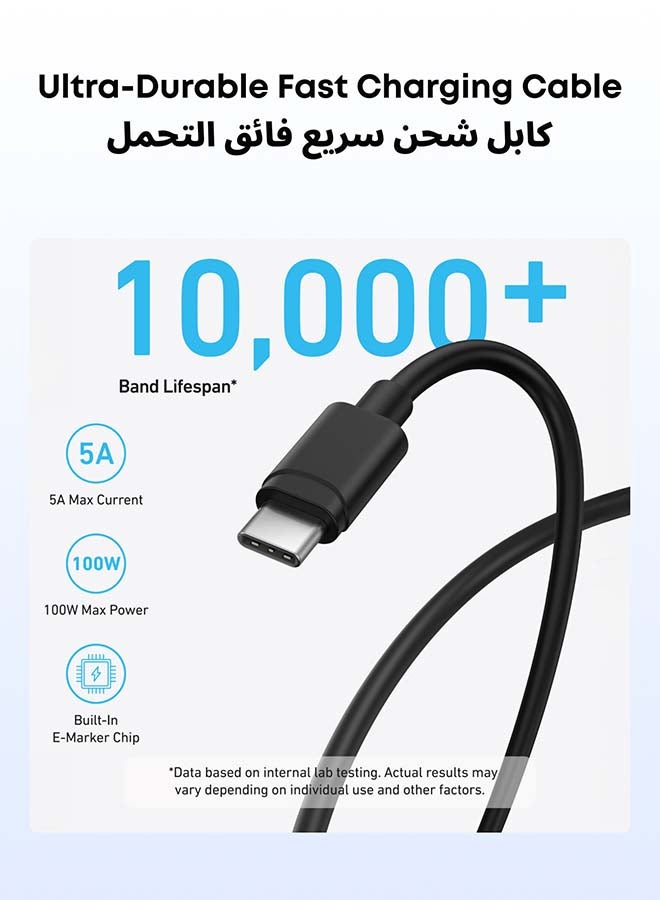 Buy Anker PPS Fast Charger & USB-C Cable (5ft Cable Included) Black ...