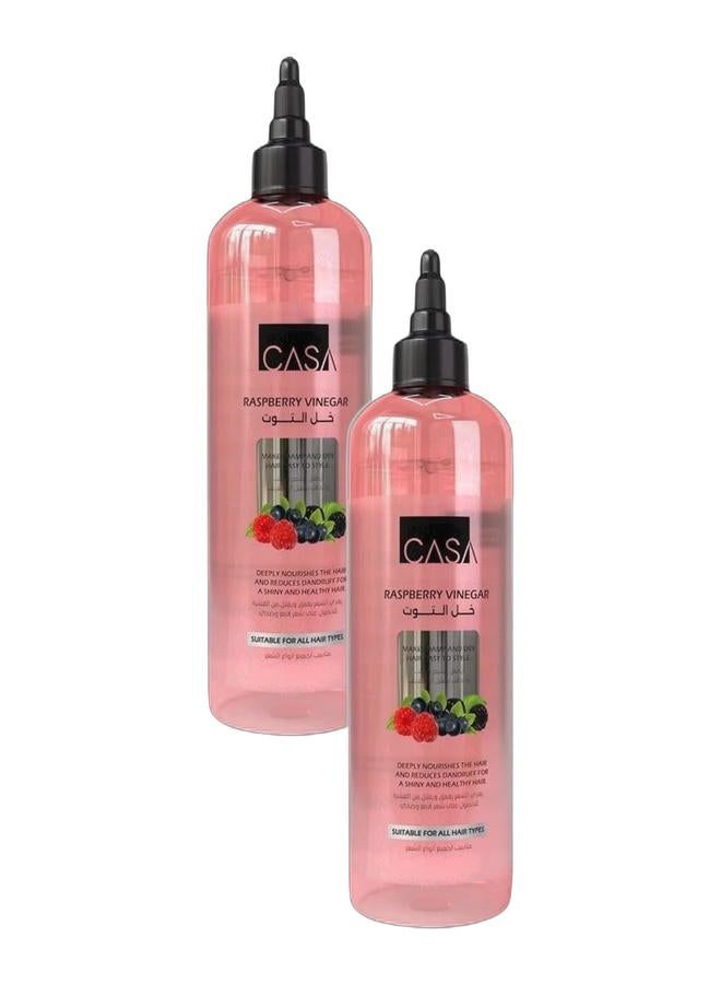 كازا خل التوت لتنظيف فروة الرأس ولمعان الشعر – عدد 2 × 400مل - Image 1