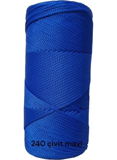 MOLY Polyester Macrame Rope 200GR Macrame Rope Bag Rope Runner Rope Knitting Rope No4 - 1.4mm Macrame Rope 