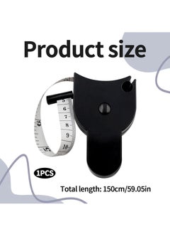 RATSAW Tape Measure Body Ergonomic Body Measuring Tape Body Length Is 60 Inches 1.5 m Portable Fitness Tape Measure Retractable Press Studs Tailor Tape Measure for Measuring Body Circumferences  - Image 4