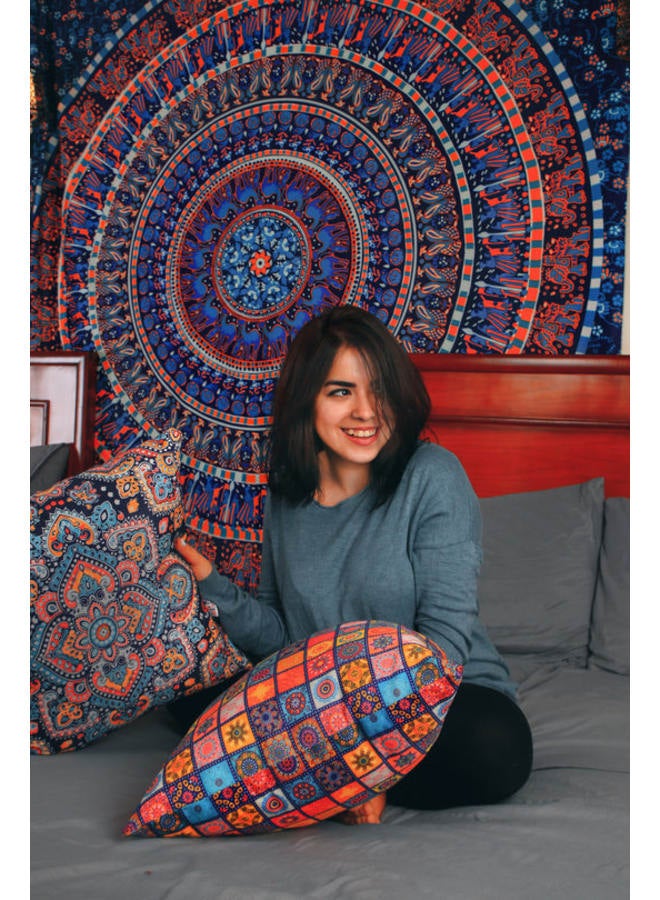 Hendi Mandala Bohemian Mandala Printed Wall Tapestry – Colorful Hippie Art Décor – Lightweight Polyester –  Bedroom, Living Room, Dorm Decoration - Image 1