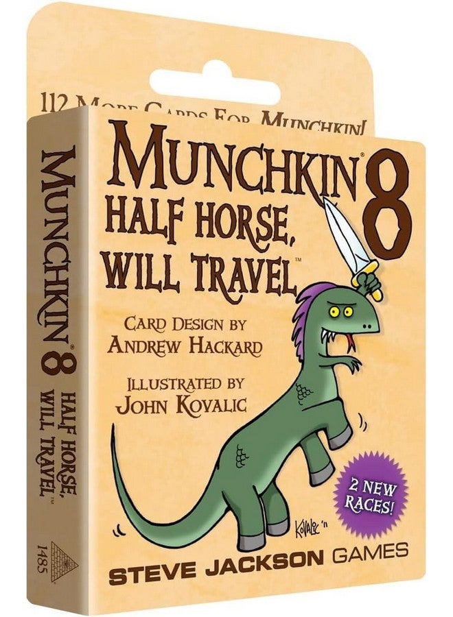 STEVE JACKSON GAMES Munchkin 8 - Half Horse, Will Travel Card Game (Expansion), 112-Card Expansion, Adults, Kids, & Family, Fantasy Adventure RPG, Ages 10+, 3-6 Players, Avg Play Time 120 Min, Steve Jackson Games - Image 2