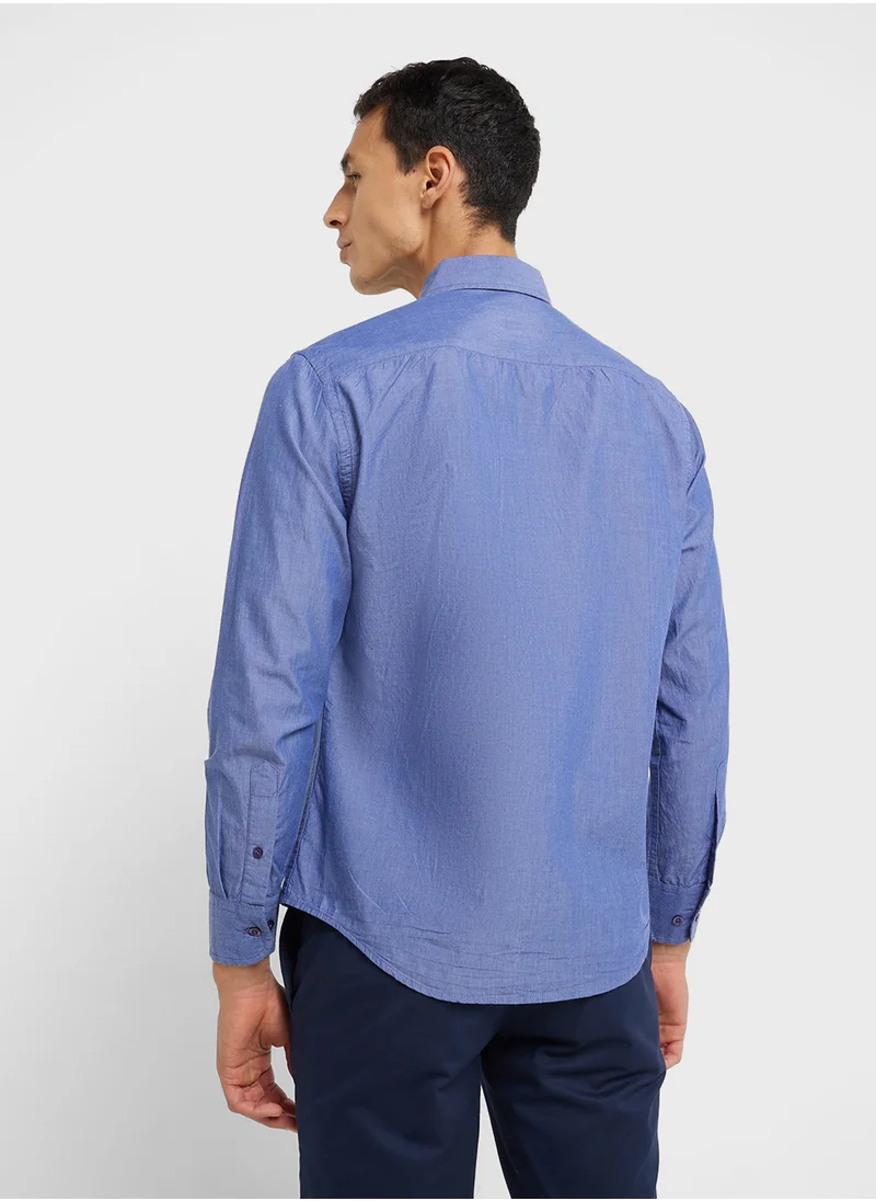ريبلز مع نمشي Men's Button down Collar Shirts