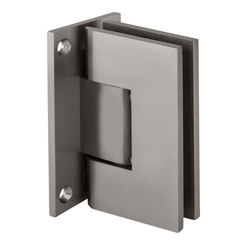 CRL Vienna 037 Series Satin Chrome Wall Mount Shower Door Hinge - Image 1