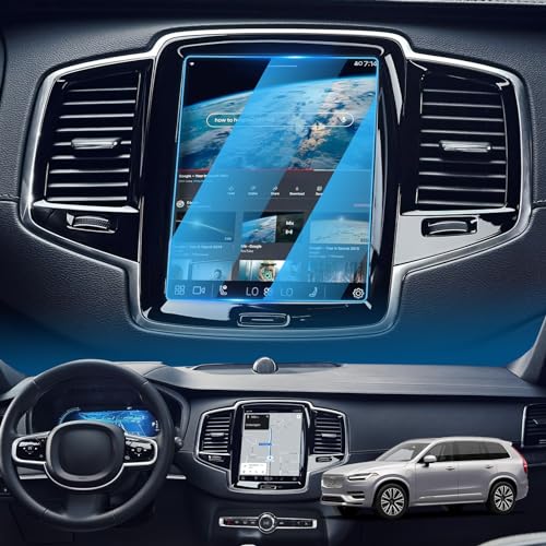 LFOTPP 2016-2018 Volvo V90 XC90 S90 Sensus 8.7 Inch Car Navigation Screen Protector,9H Tempered Glass Infotainment Screen Center Touch Screen Protector Anti Scratch High Clarity - Image 1