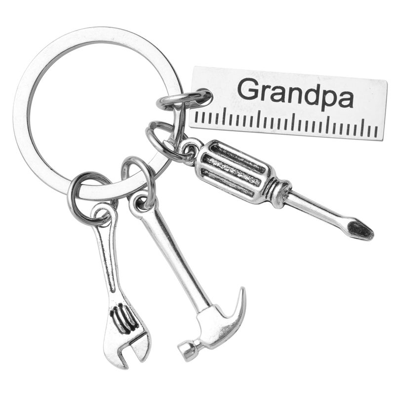 2pcs Stainless Steel Key Chain Screwdriver Shaped Key Practical Key Holder with Storage Box (Style C) - Image 4