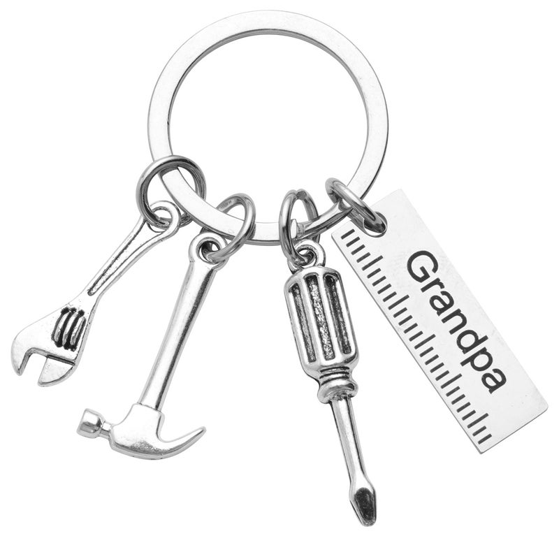 2pcs Stainless Steel Key Chain Screwdriver Shaped Key Practical Key Holder with Storage Box (Style C) - Image 2