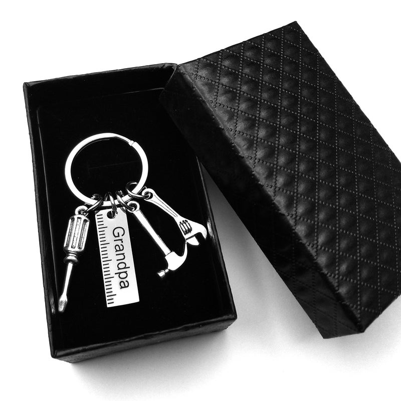 2pcs Stainless Steel Key Chain Screwdriver Shaped Key Practical Key Holder with Storage Box (Style C) - Image 3