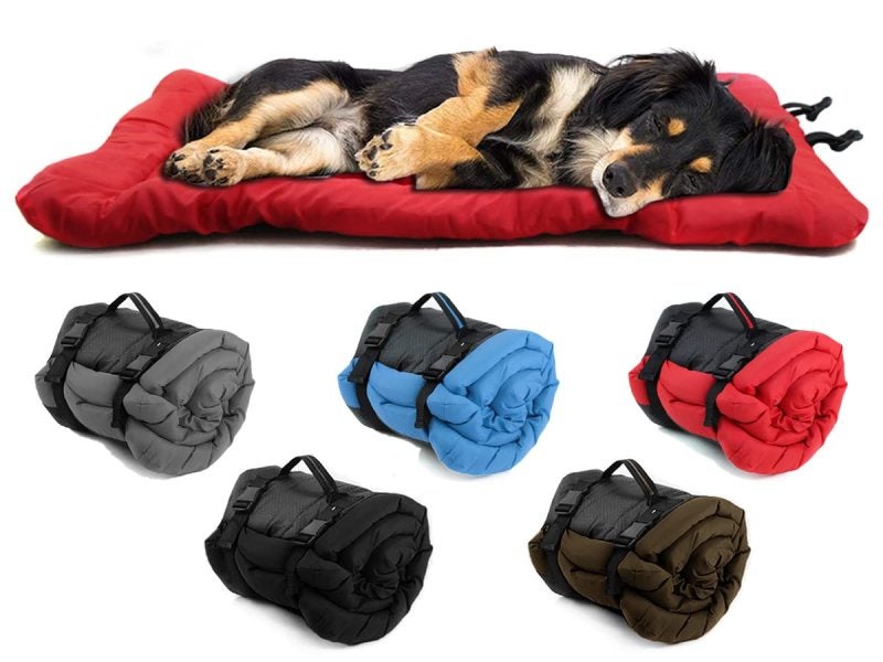 Elevated Dog Bed 35.4 X 23.6 Inch Red - Waterproof 1200D Oxford Fabric Foldable Pet Bed With Non-slip Bottom For Outdoor Camping Hiking Travel Indoor Small Medium Large Pets - Image 1