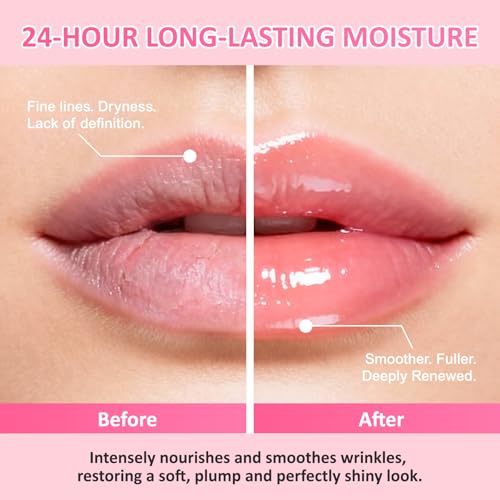 VISRIE Bee Lip Balm Honey Pot 12 Pack, Lip Sleeping Mask with Applicator, Moisturizing with Propolis and Fruit Extract, Mothers Day Gifts, Cute Makeup Gifts for Women - Image 3