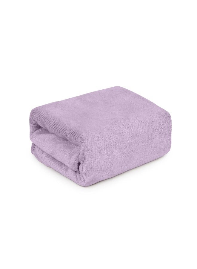 HOUSSE Premium Microfiber Bath Towel 60 * 120 cm Quick Dry Towels for Specially for Kids Age 0-16 Years | Soft Plush 450 GSM | Ultra Absorbent for Home Swimming Sports Travel(Nirvana Purple) - Image 1