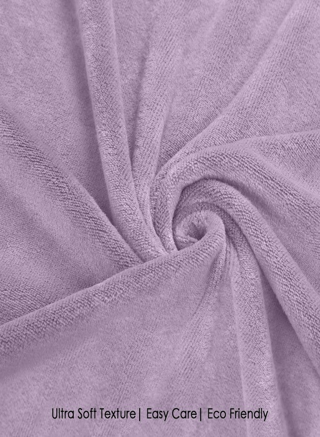 HOUSSE Premium Microfiber Bath Towel 60 * 120 cm Quick Dry Towels for Specially for Kids Age 0-16 Years | Soft Plush 450 GSM | Ultra Absorbent for Home Swimming Sports Travel(Nirvana Purple) - Image 3