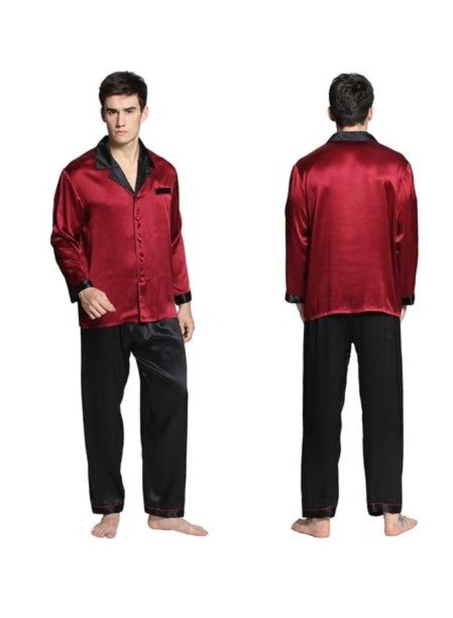 Men's satin pajamas