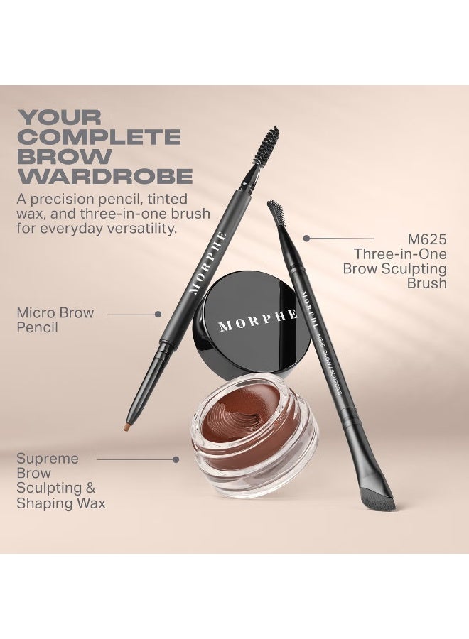Morphe High Archiever Everyday Essentials Brow Kit - Chocolate Mousse - Image 4