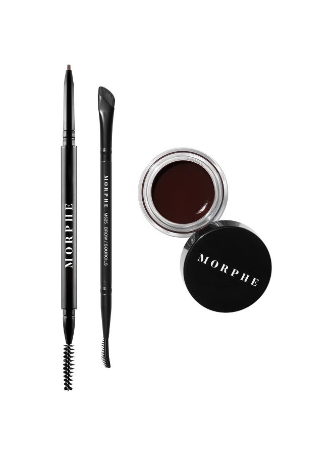 Morphe High Archiever Everyday Essentials Brow Kit - Chocolate Mousse - Image 1