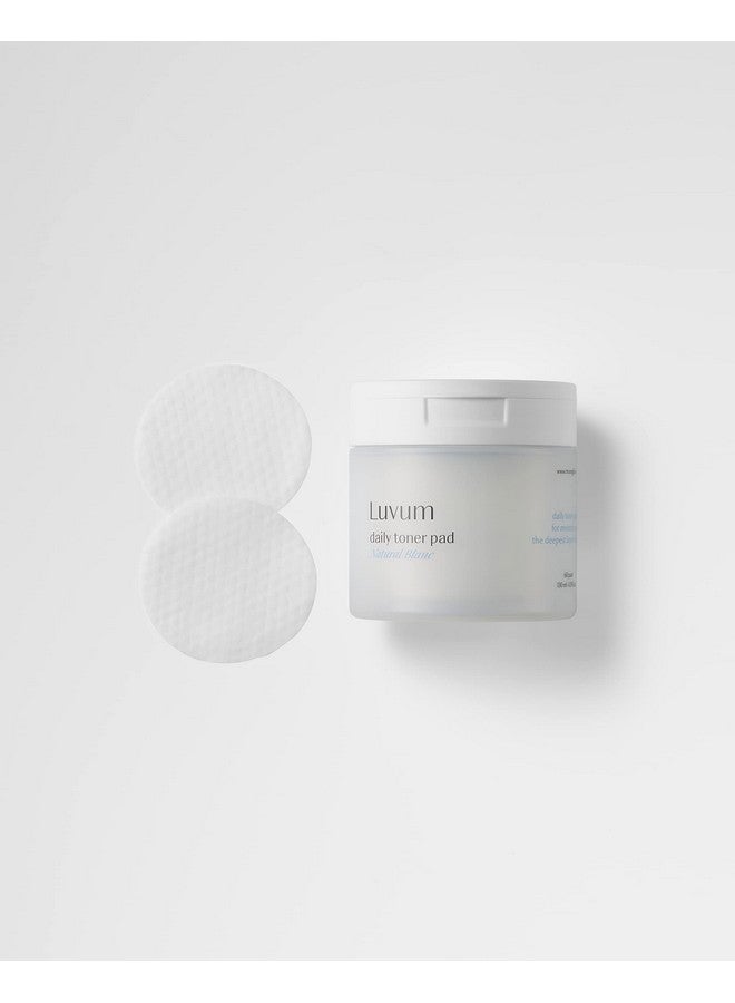 LUVUM Hyaluronic Acid Witch Hazel Toner Pad Soothing & Hydrating For Sensitive Skin Mild Exfoliation With Dualtextured Pads Balanced Ph 5.5 Formula Korean Skin Care 60 Pads - Image 3