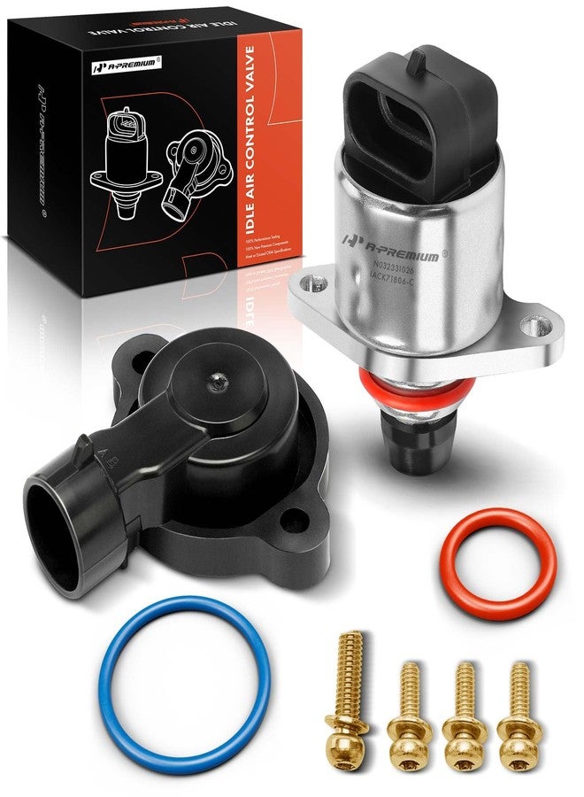 A-Premium Idle Air Control Valve IAC + Throttle Position Sensor TPS Compatible with Chevy, GMC, Cadillac, Pontiac - 99-02 - Silverado, Suburban, Tahoe, Sierra, Yukon, Firebird, GTO, Escalade & More - Image 1