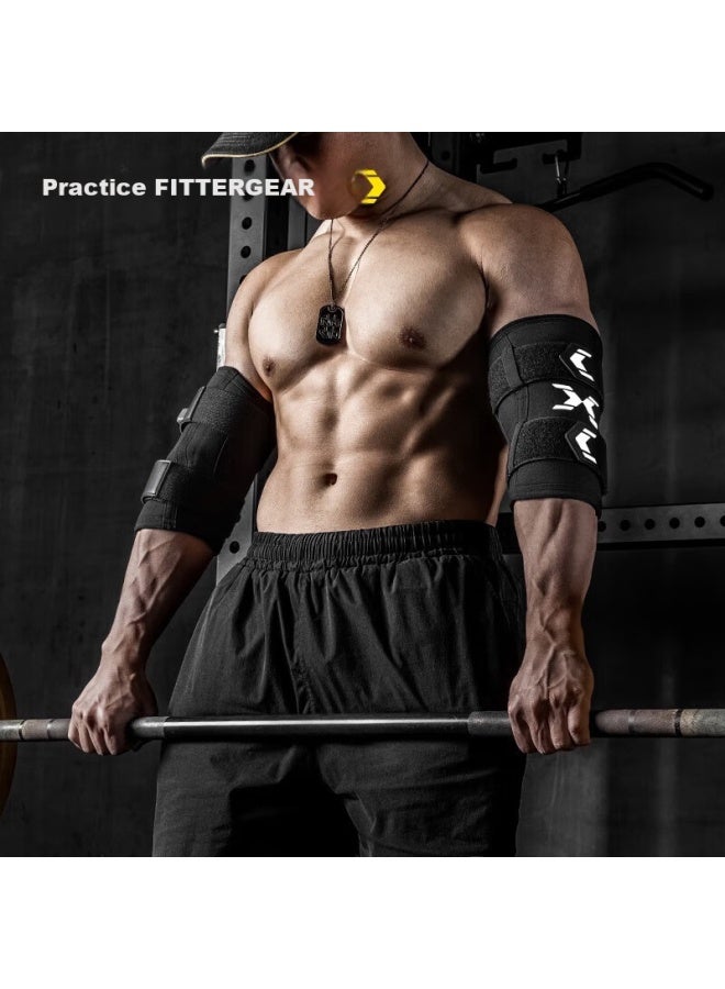 Fittergear Fitness Elbow Support For Men, Weightlifting Powerlifting Arm Training Professional Joint Elbow Sleeve Protector - Image 1