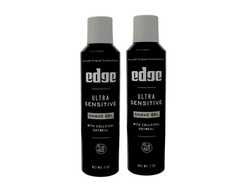Edge Ultra Sensitive Shave Gel with Colloidal Oatmeal 7 oz (Pack of 2) - Image 1