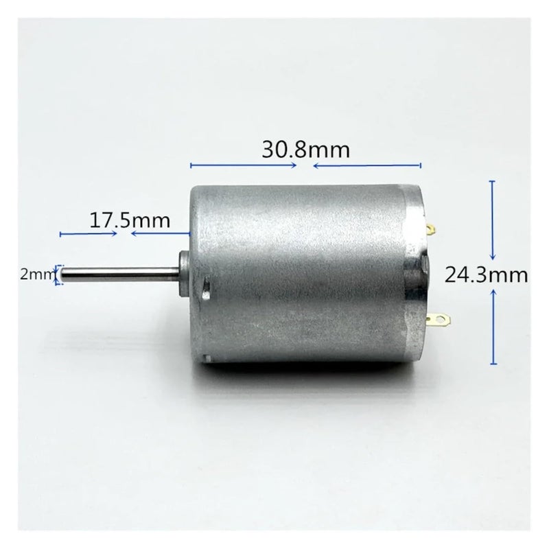 RK 370C 3080 Electronic Starter Motor DC 3V 6V 12700RPM High Torque 17.5mm Long Shaft - Image 5