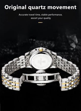 POEDAGAR Men's Waterproof Luminous Quartz Watch - 41mm - view 5