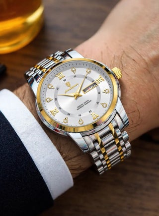 POEDAGAR Men's Waterproof Luminous Quartz Watch - 41mm - view 2