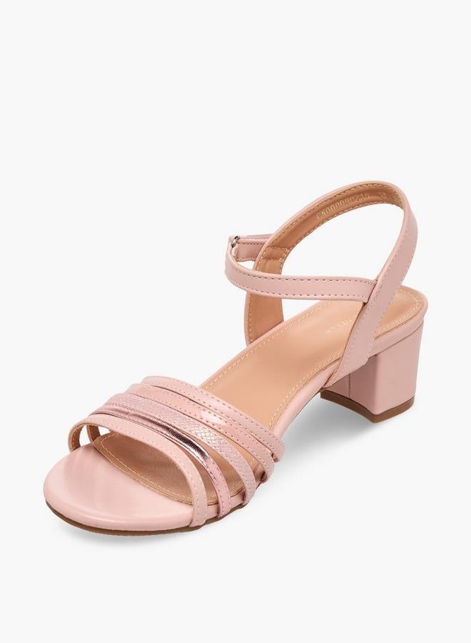 Flora Bella By Shoexpress Girls Strappy Block Heel Sandals - Image 4