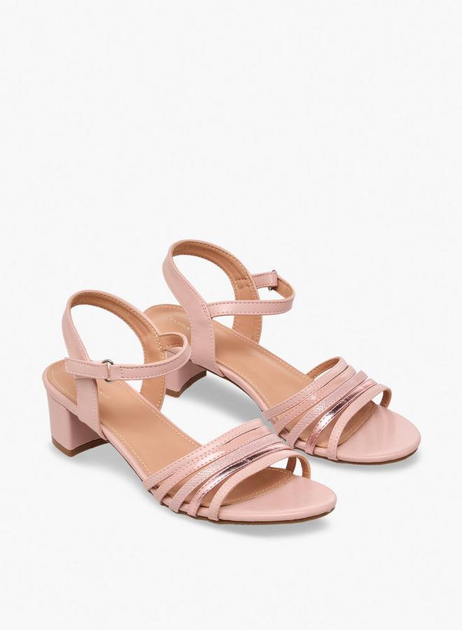 Flora Bella By Shoexpress Girls Strappy Block Heel Sandals - Image 3
