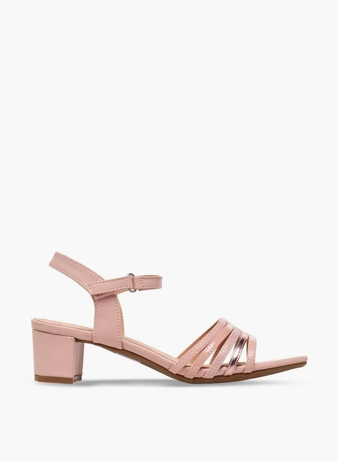 Flora Bella By Shoexpress Girls Strappy Block Heel Sandals