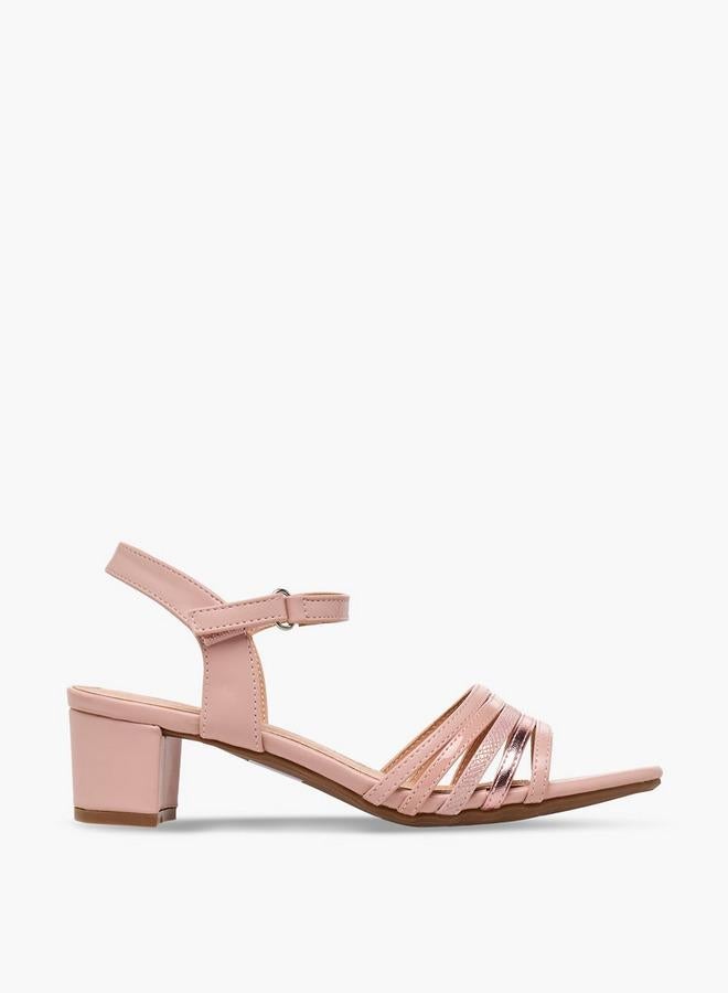 Flora Bella By Shoexpress Girls Strappy Block Heel Sandals - Image 1