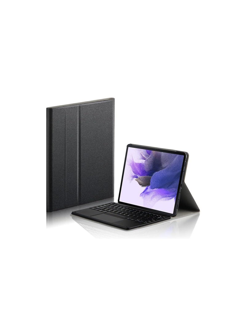 GGOOT Tablet Bluetooth Keyboard with Touchpad, Detachable, with PU Leather Case, for Samsung Galaxy Tab A7 T500/T505 10.4in(black)  - Image 1