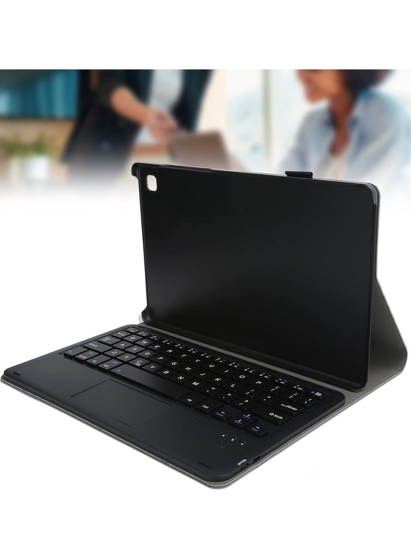GGOOT Tablet Bluetooth Keyboard with Touchpad, Detachable, with PU Leather Case, for Samsung Galaxy Tab A7 T500/T505 10.4in(black)  - Image 3