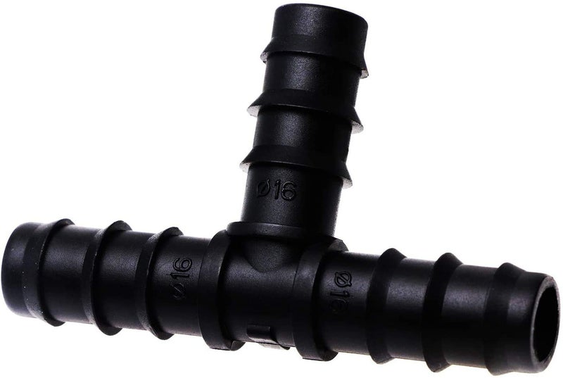 Pinolex® Drip Irrigation Online Lateral Tee Connectors 16mm Blank Tubing Accessories (50 PCS) - Image 5