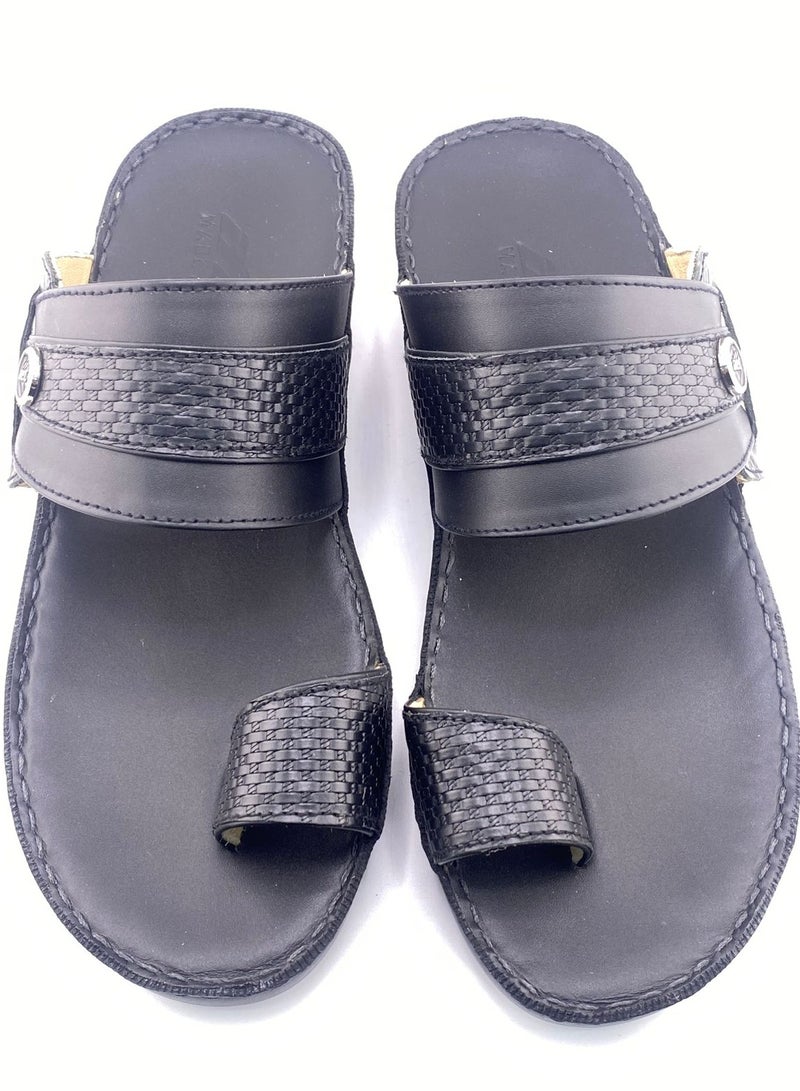 النهام شبشب عربي من الجلد الكامل، راحة كاجوال - Image 4