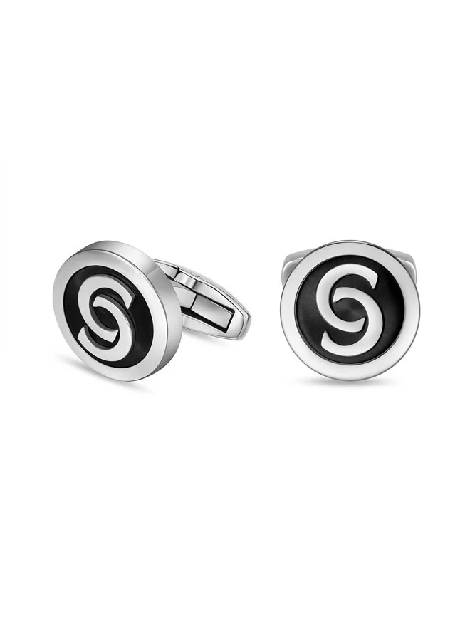 شيروتي 1881 Orlando Cufflinks with Double C Logo Detail
