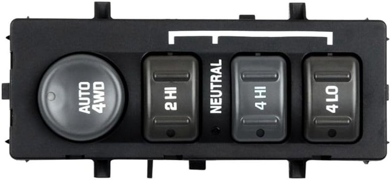 4WD Selector Switch Black for Cadillac Escalade GMC Yukon Sierra 1500 2500 3500 99 02 - Image 2