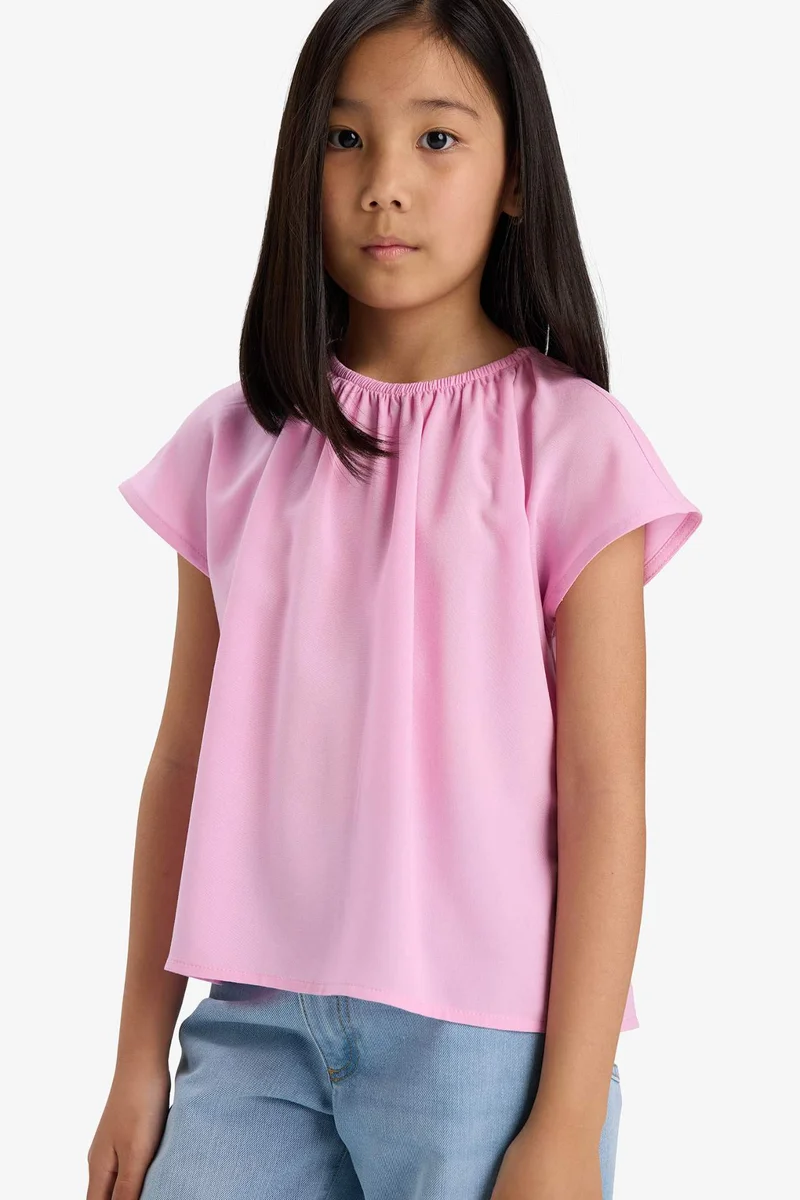 ديفاكتو Girl Short Sleeve Blouse