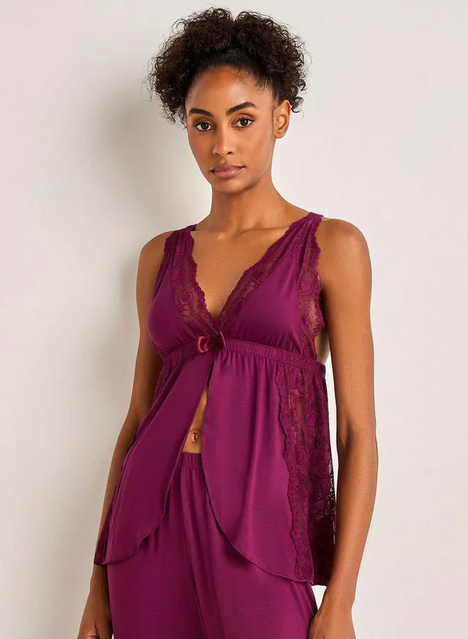 Splash FAV Pyjama Set Spaghetti Strap Top and Pyjama