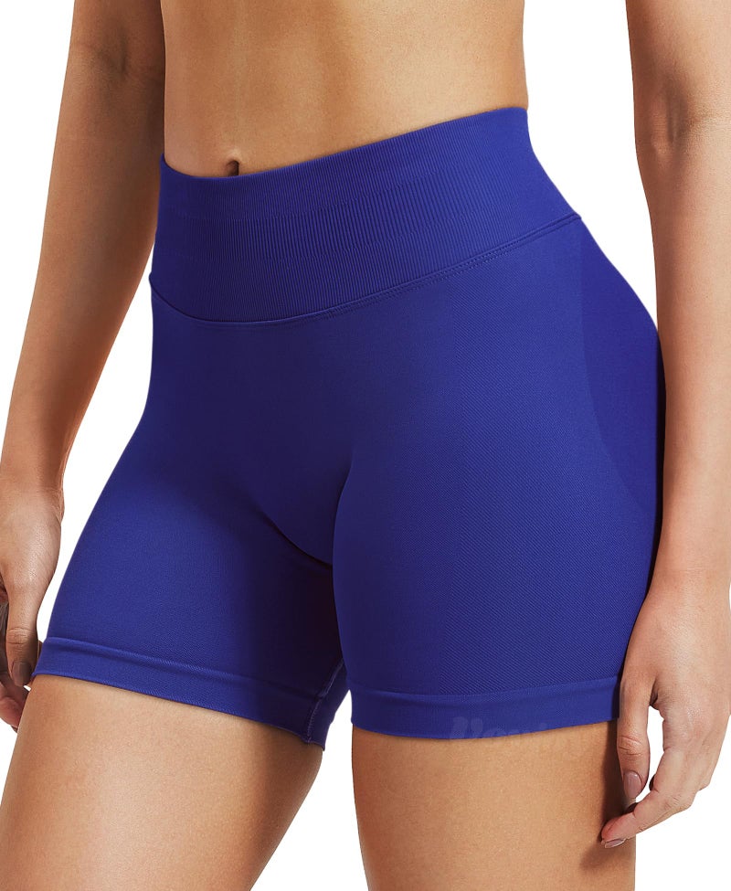 VOYJOY Women Workout Impact Shorts 2.5"/ 3.6"/ 4.5"/ 6" Scrunch Butt Lifting Gym Seamless Booty Biker Shorts - Image 3
