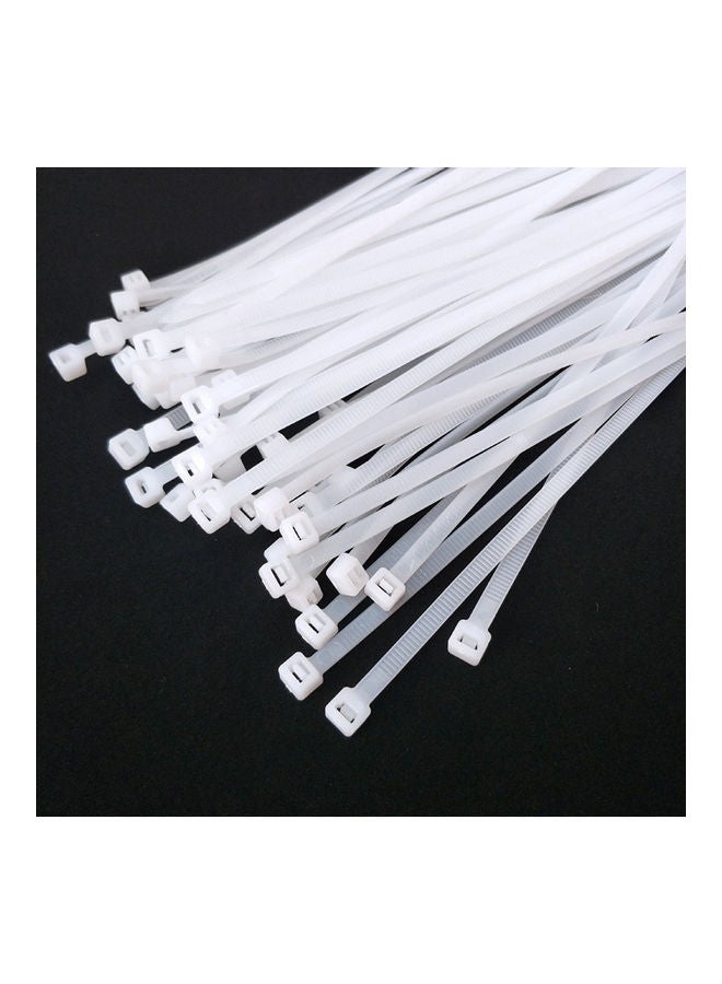 NIBEMINENT Lastics Self Locking Nylon Cable Tie White 36x4x8cm - Image 2